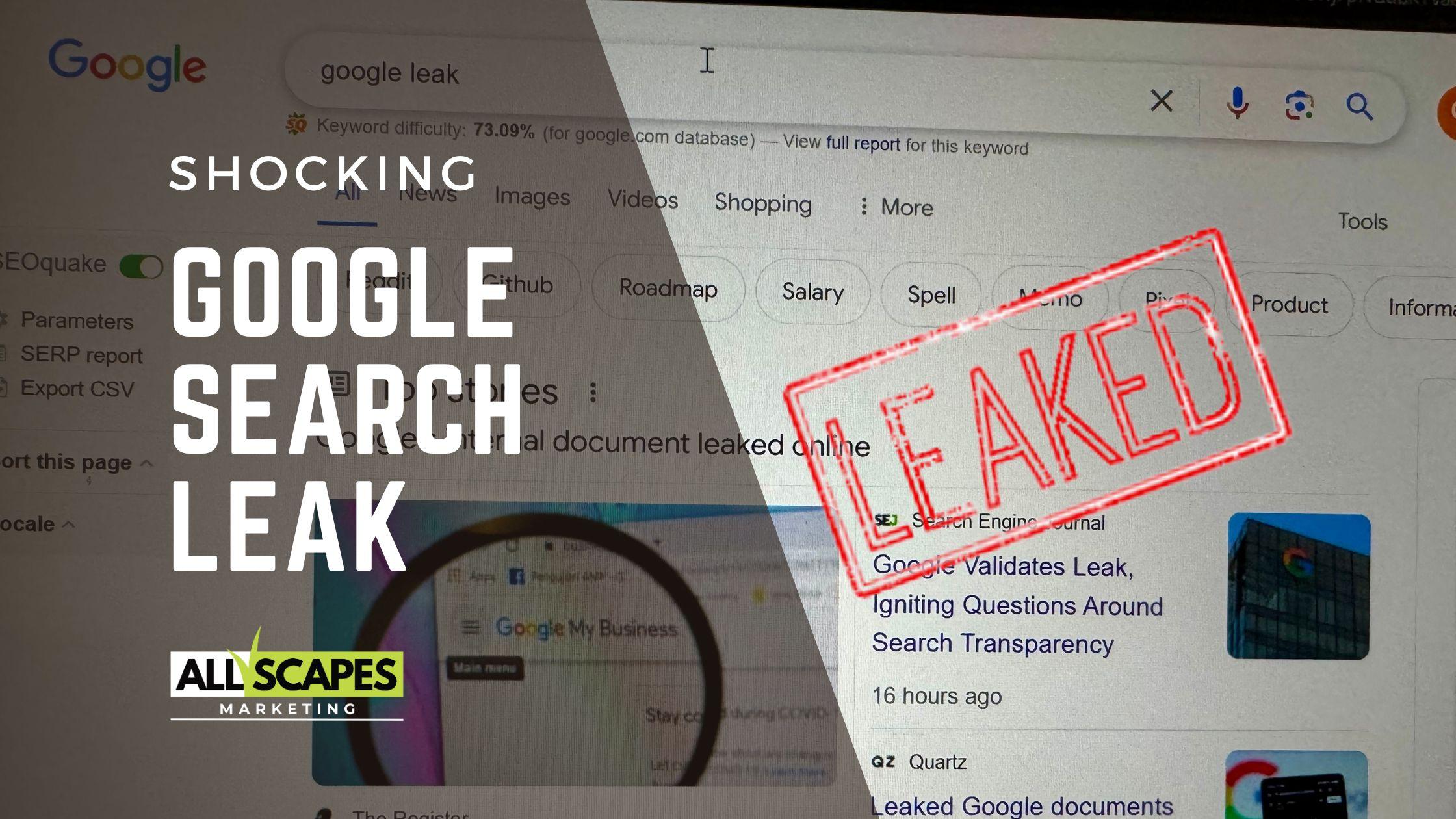 Shocking Google Algorithm Leak